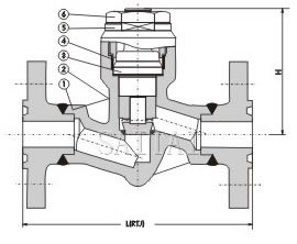 Piston- Bolted Cover -Flanged Ends-Materials