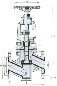 J41 F46/F3-10/16/25C/P    ANSI:150Lb/300Lb结构图